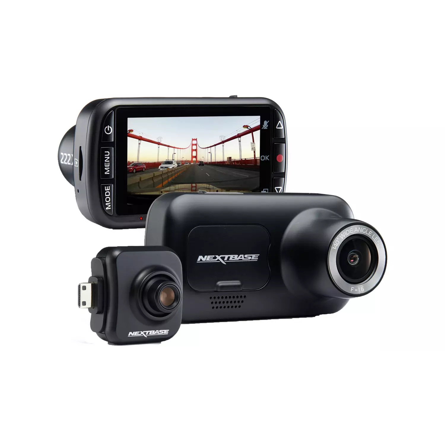 Nextbase 222X Front and Rear Dash Cam Bundle